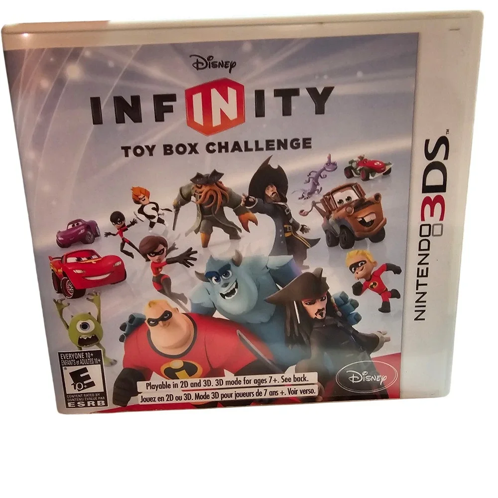 Nintendo 3DS Disney Infinity Toy Box Challenge Case & Manual